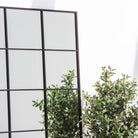 OSTRAVA RECTANGLE BLACK METAL MIRROR FRAME - Art and craft furniture