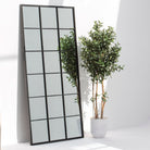 OSTRAVA RECTANGLE BLACK METAL MIRROR FRAME - Art and craft furniture