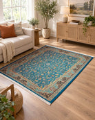 Pari Qom Blue Carpet - Art and craft furniture