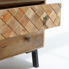 PERTH HILLS MANGO THREE DRAWER CHEST OF DRAWERS - Art and craft furniture