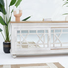 PORTO SLIDING GLASS DOOR TV STAND - Art and craft furniture