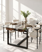 Railway Antique Log Dining Table - Art and craft furniture