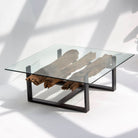 RAILWAY LOG COFFEE TABLE - Art and craft furniture