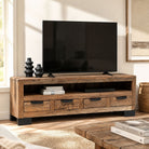 Railway Wood TV Stand - Art and craft furniture