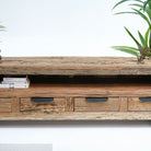 RAILWAY WOOD TV STAND - Art and craft furniture