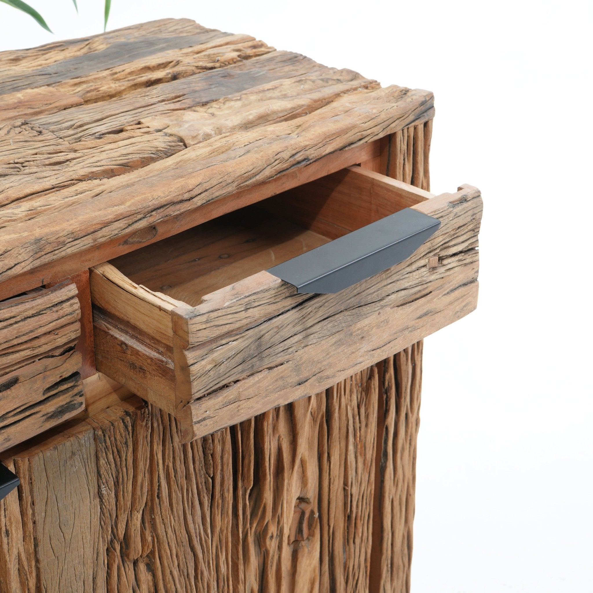 RAILWAY WOOD TWO DOOR SIDEBOARD - Art and craft furniture