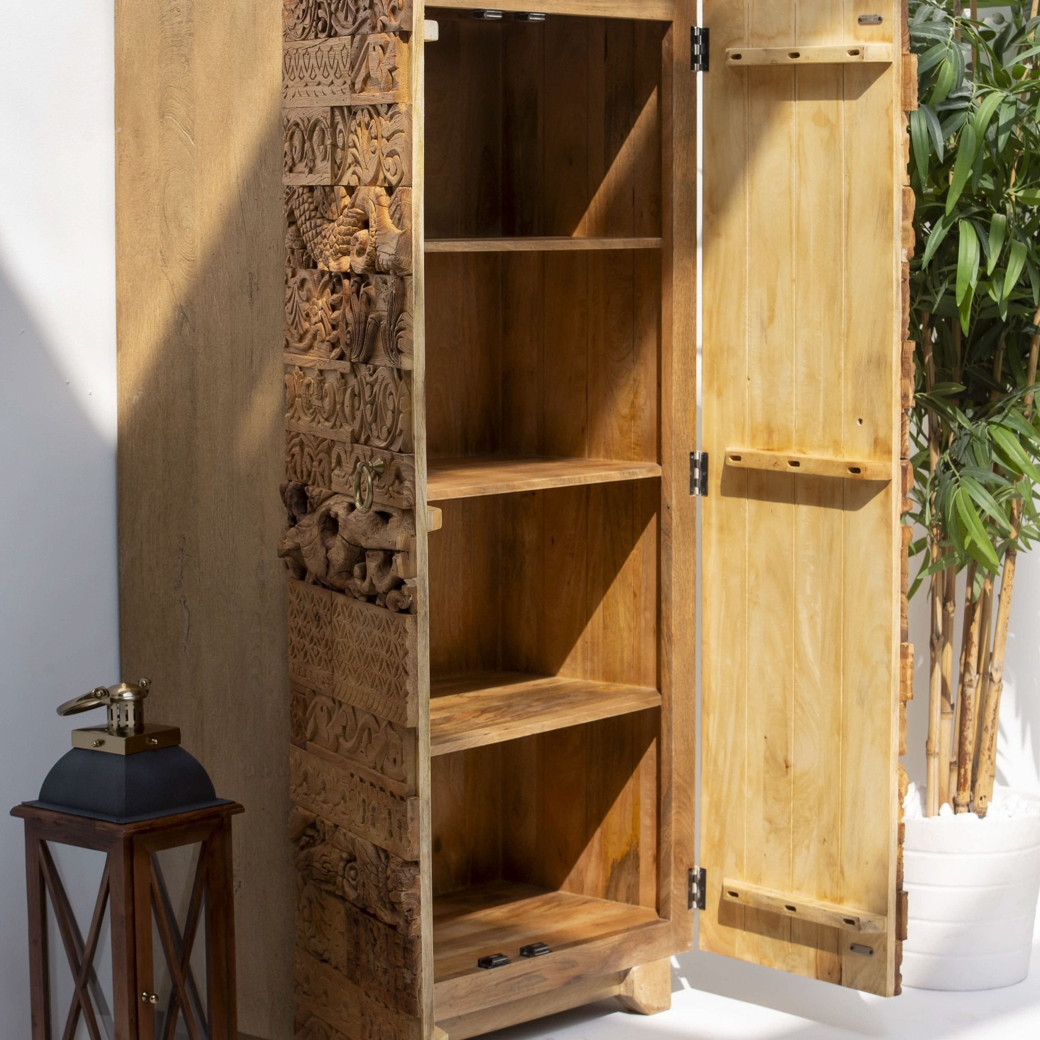 RAJWADA WOODEN CABINET - Art and craft furniture