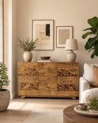 Rajwada Wooden Sideboard - Art and craft furniture