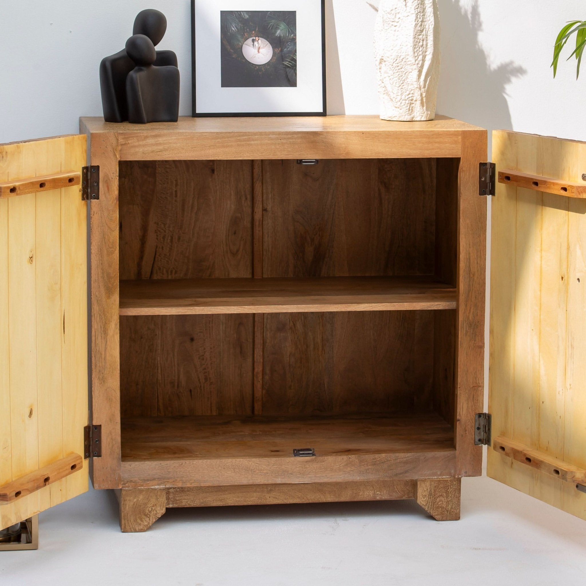 RAJWADA WOODEN TWO DOOR SIDEBOARD - Art and craft furniture