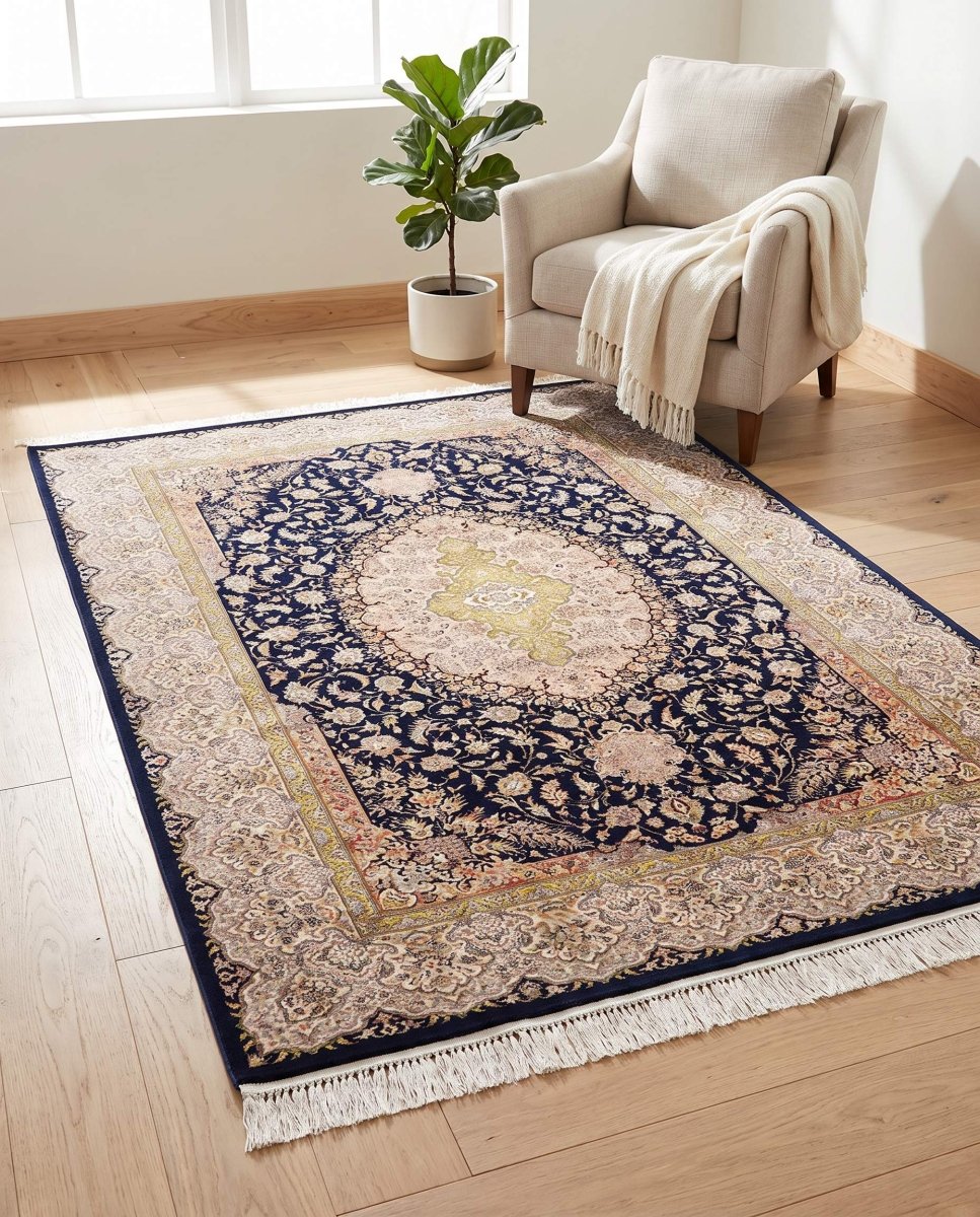 Ramin Kerman Blue Carpet - Art and craft furniture