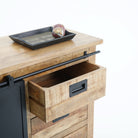 RAWDEN SIX DRAWER ONE DOOR SIDEBOARD - Art and craft furniture