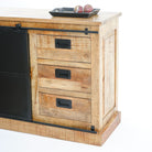 RAWDEN SIX DRAWER ONE DOOR SIDEBOARD - Art and craft furniture