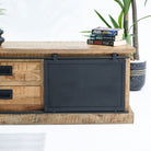 RAWDEN TWO DRAWER ONE DOOR TV STAND - Art and craft furniture