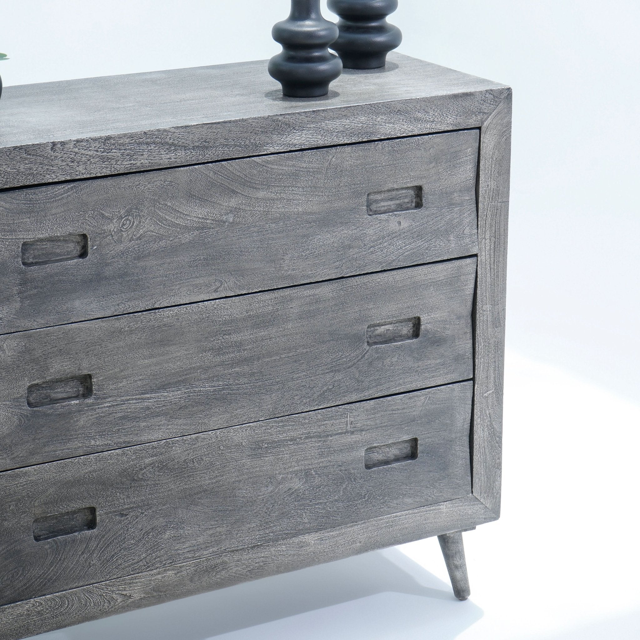 REFINED ACACIA CHEST OF DRAWERS - Art and craft furniture