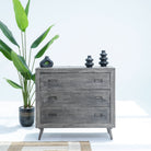 REFINED ACACIA CHEST OF DRAWERS - Art and craft furniture