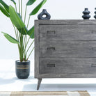 REFINED ACACIA CHEST OF DRAWERS - Art and craft furniture