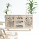 REGAL TWO DOOR THREE DRAWER SIDEBOARD - Art and craft furniture