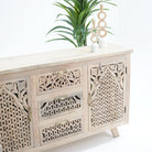 REGAL TWO DOOR THREE DRAWER SIDEBOARD - Art and craft furniture