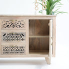 REGAL TWO DOOR THREE DRAWER SIDEBOARD - Art and craft furniture