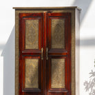 RICHMOND 4 DOORS 2 DRAWERS BRASS CABINET - Art and craft furniture