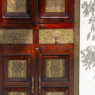 RICHMOND 4 DOORS 2 DRAWERS BRASS CABINET - Art and craft furniture