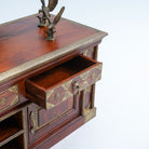 RICHMOND BRASS FTD TV STAND - Art and craft furniture