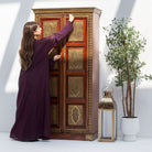 RICHMOND BRASS TWO DOOR CABINET - Art and craft furniture