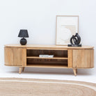 RIVIERA HALF ROUND TV STAND - Art and craft furniture