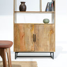 ROME READS INDUSTRIAL TWO-DOOR BOOKSHELF - Art and craft furniture