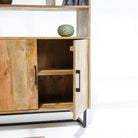 ROME READS INDUSTRIAL TWO-DOOR BOOKSHELF - Art and craft furniture
