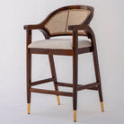 ROSE WOOD HIGH BAR STOOL - Art and craft furniture