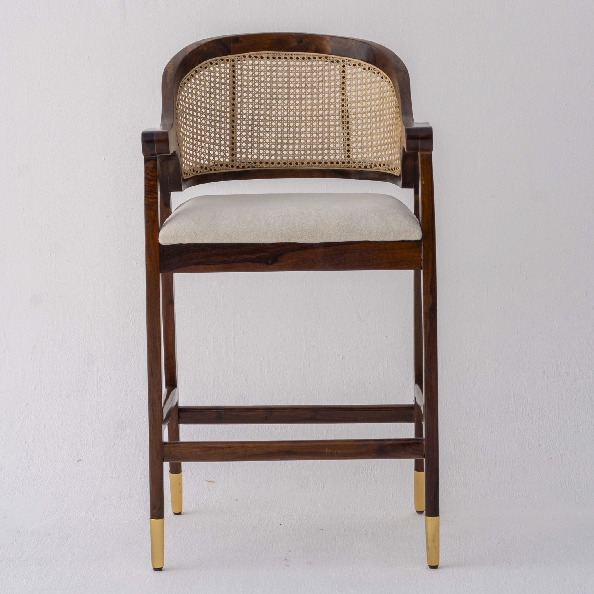 ROSE WOOD HIGH BAR STOOL - Art and craft furniture