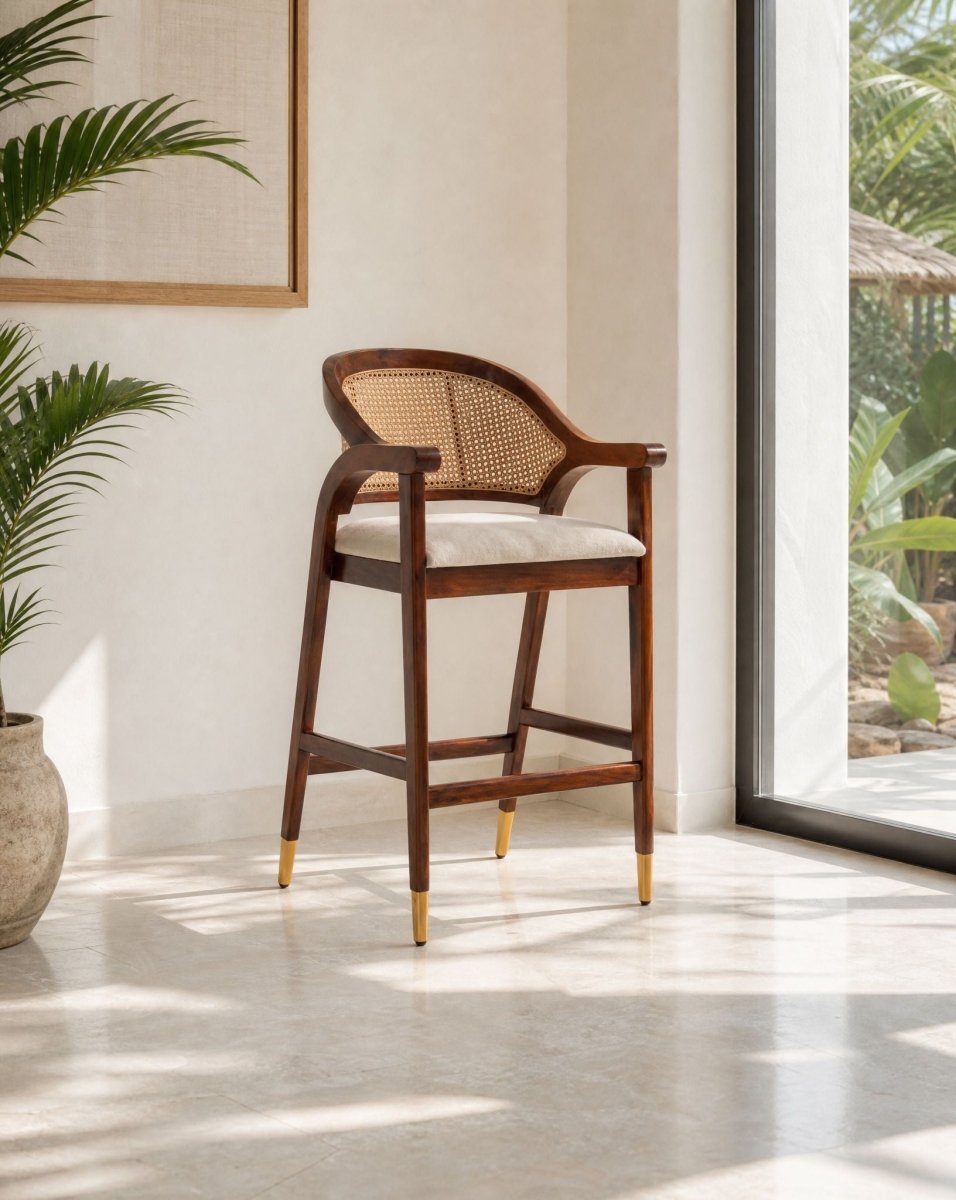 Rose Wood Highchair Stool - Art and craft furniture