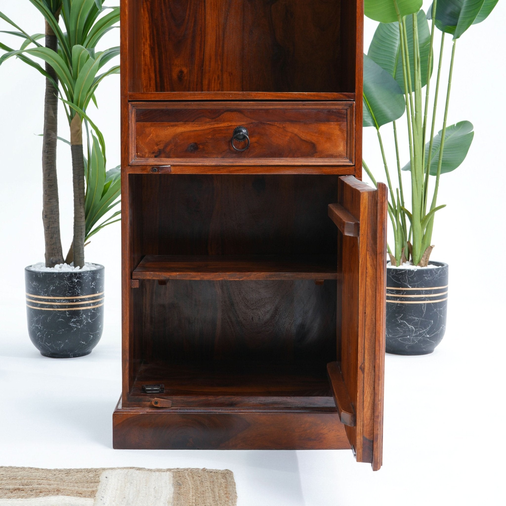 ROSE WOOD TEMPLE TILE DOOR HANDMADE - Art and craft furniture