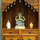 ROSE WOOD TWO TILE DOOR & TWO DRAWER TEMPLE - Art and craft furniture