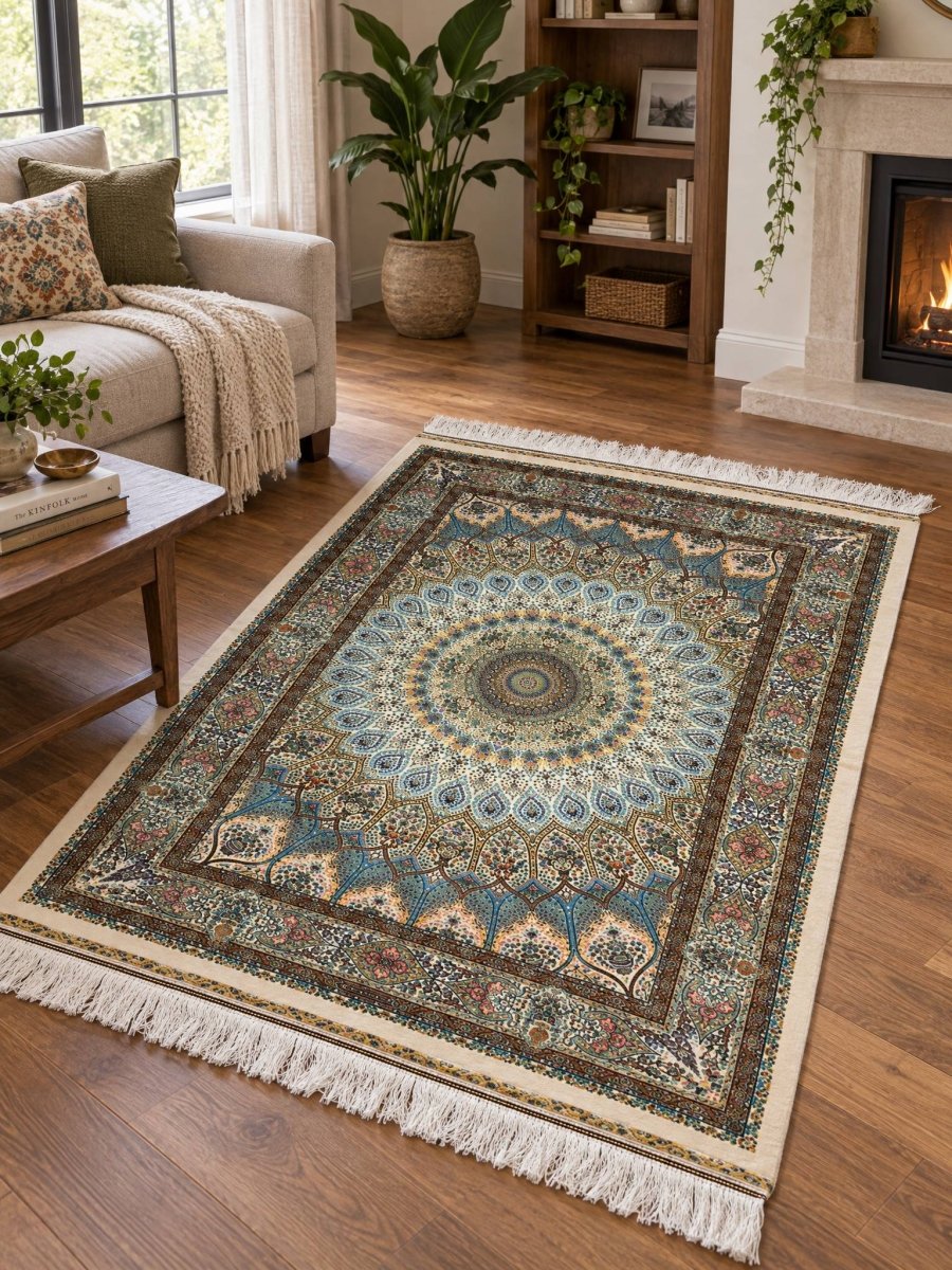 Roshan Cream Carpet - Art and craft furniture