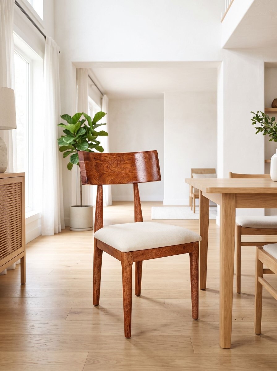 Rowena Acacia Wood Chair - Art and craft furniture