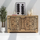 ROYAL CARVED FOUR DOOR SIDEBOARD - Art and craft furniture