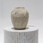 RUSTIC CARVED VASE - Art and craft furniture