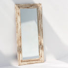 Rustic Finish Mirror Frame Muilt Colour - Art and craft furniture