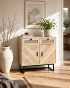 Rustic Harmony 2 Door & 2 Drawer Sideboard - Art and craft furniture