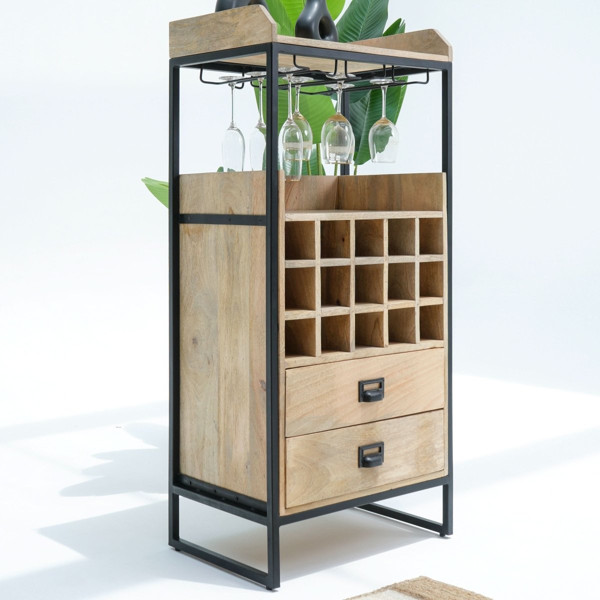 Rustic Refined Single Bar Counter - Art and craft furniture