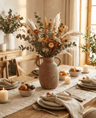 RUSTIC ROSEBUD FLOWER VASE - Art and craft furniture