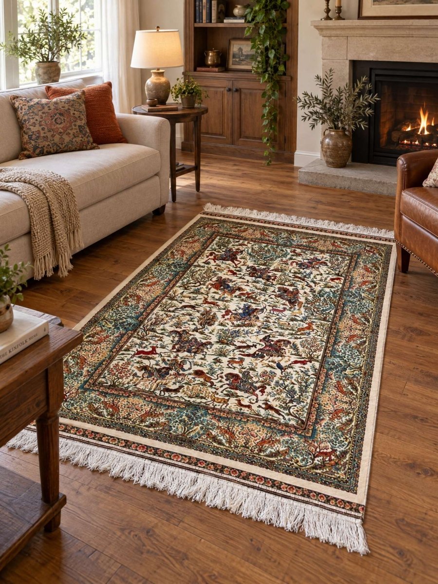 Saba Cream Carpet - Art and craft furniture