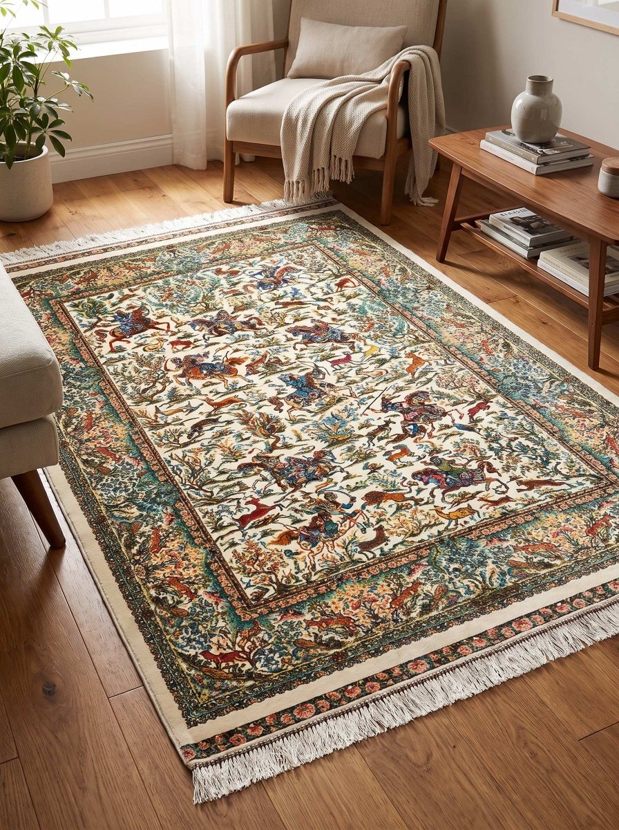 Saba Cream Carpet - Art and craft furniture