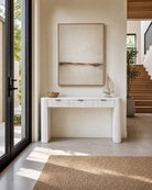 Sahara Serenity Wooden Three Drawer Console - Art and craft furniture