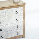 SEA LAKE CARVED CHEST OF DRAWERS - Art and craft furniture