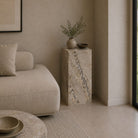 Shera Marble Plinth Honed Finish - Art and craft furniture