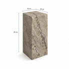 Shera Marble Plinth Honed Finish - Art and craft furniture
