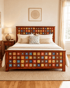 SHESTILE BED TILE SHEESHAM WOOD - Art and craft furniture